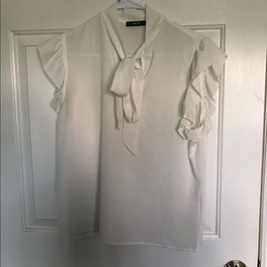 Blouse tie top